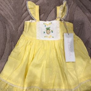 Well Dressed Wolf NWT 9 month pineapple dress